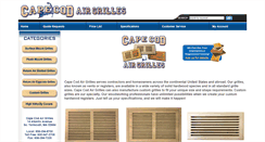 Desktop Screenshot of ccairgrilles.com